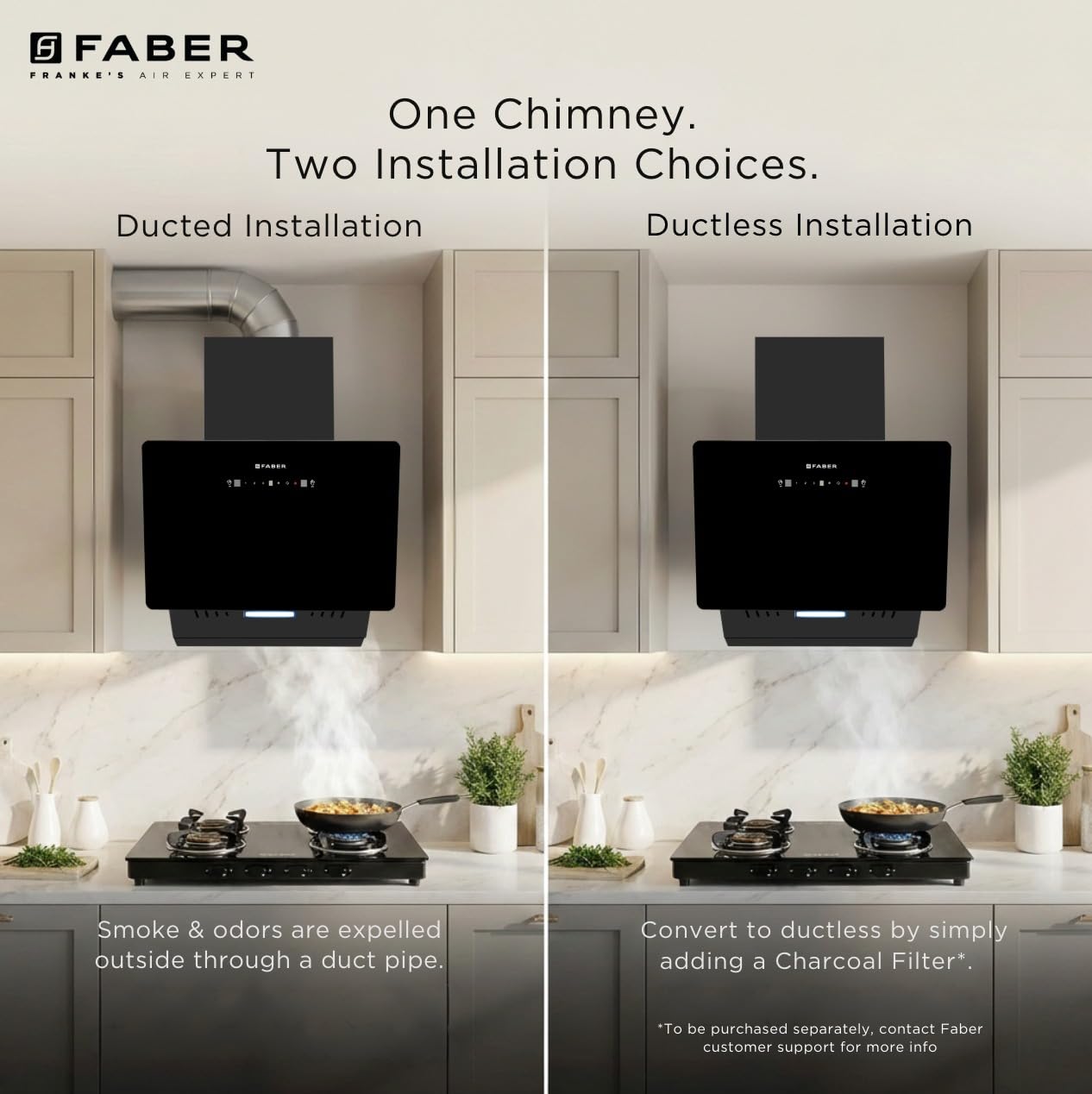 Faber Chimney Hood Comet BLDC FL HCSC BK IN 90