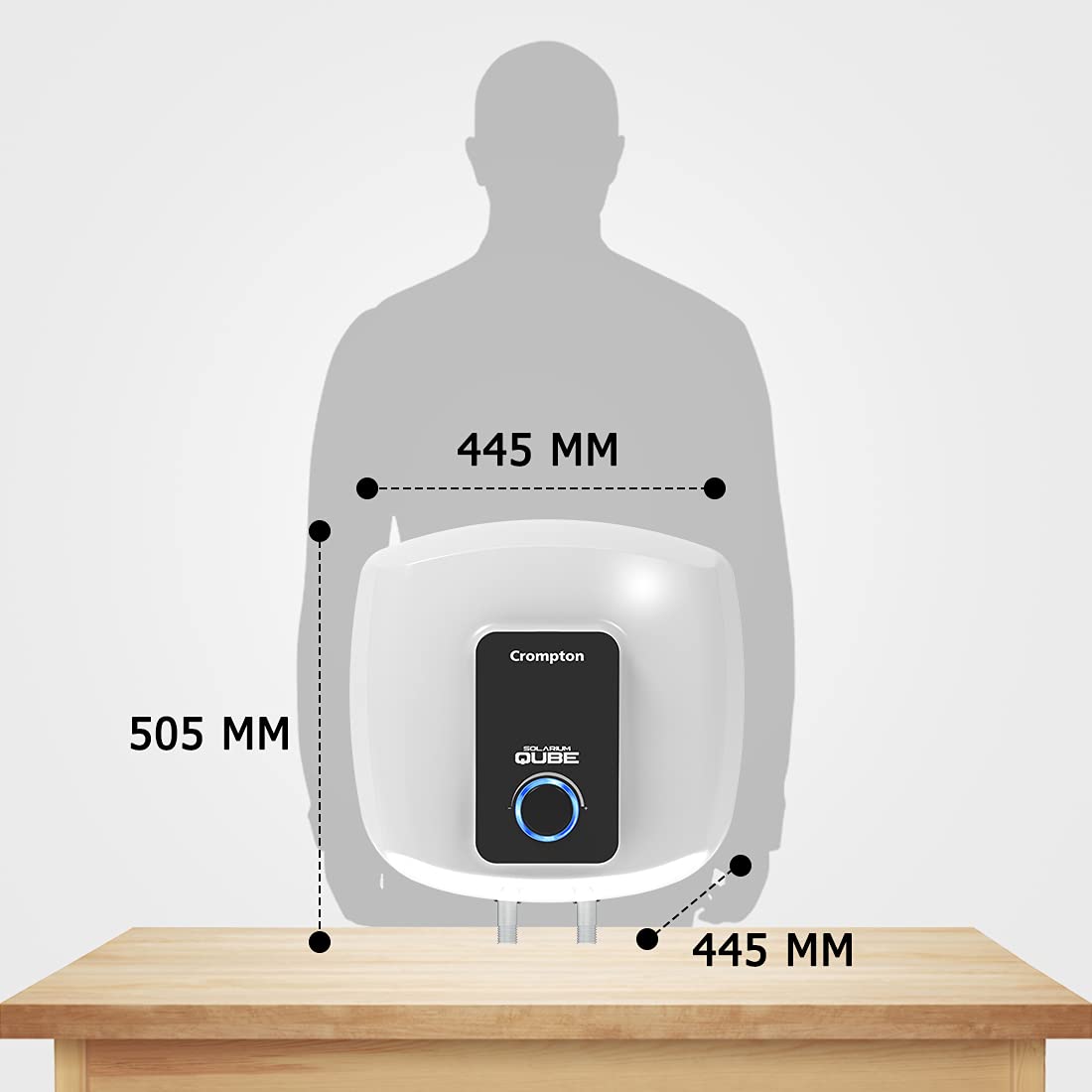 Crompton Water Heater Solarium Qube IOT 25 Ltr