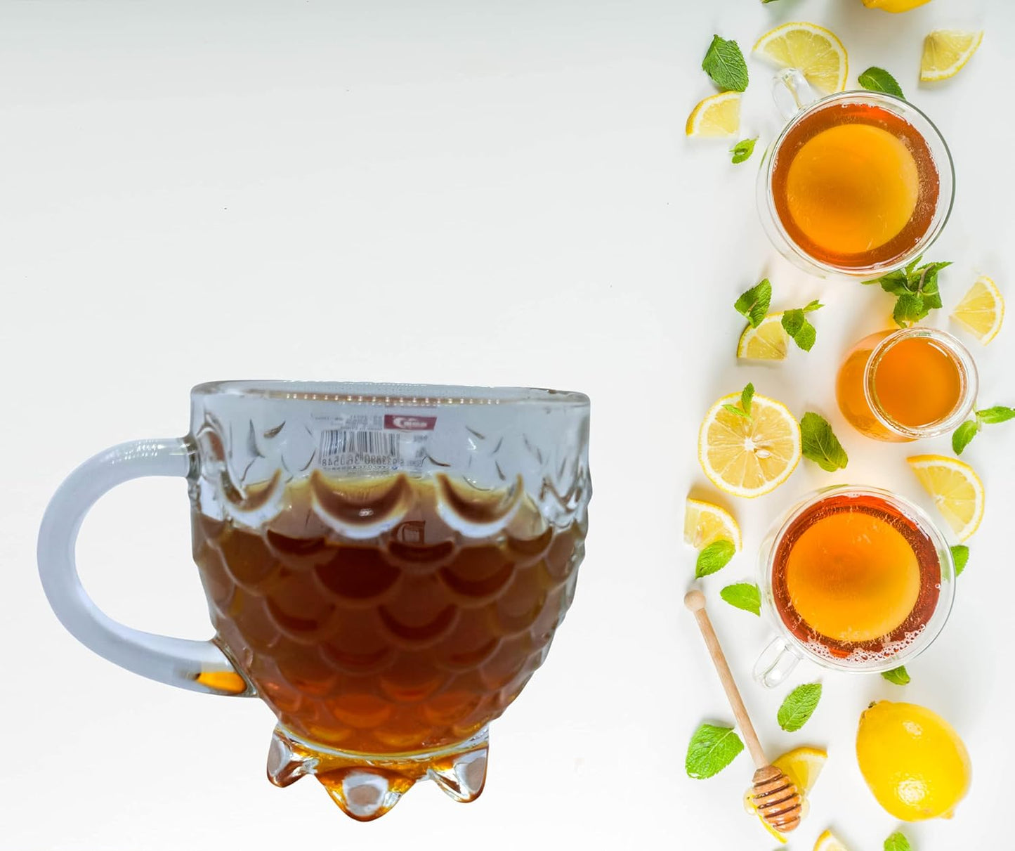 Coffee Mug 6 Pcs Deli Glassware Green Apple