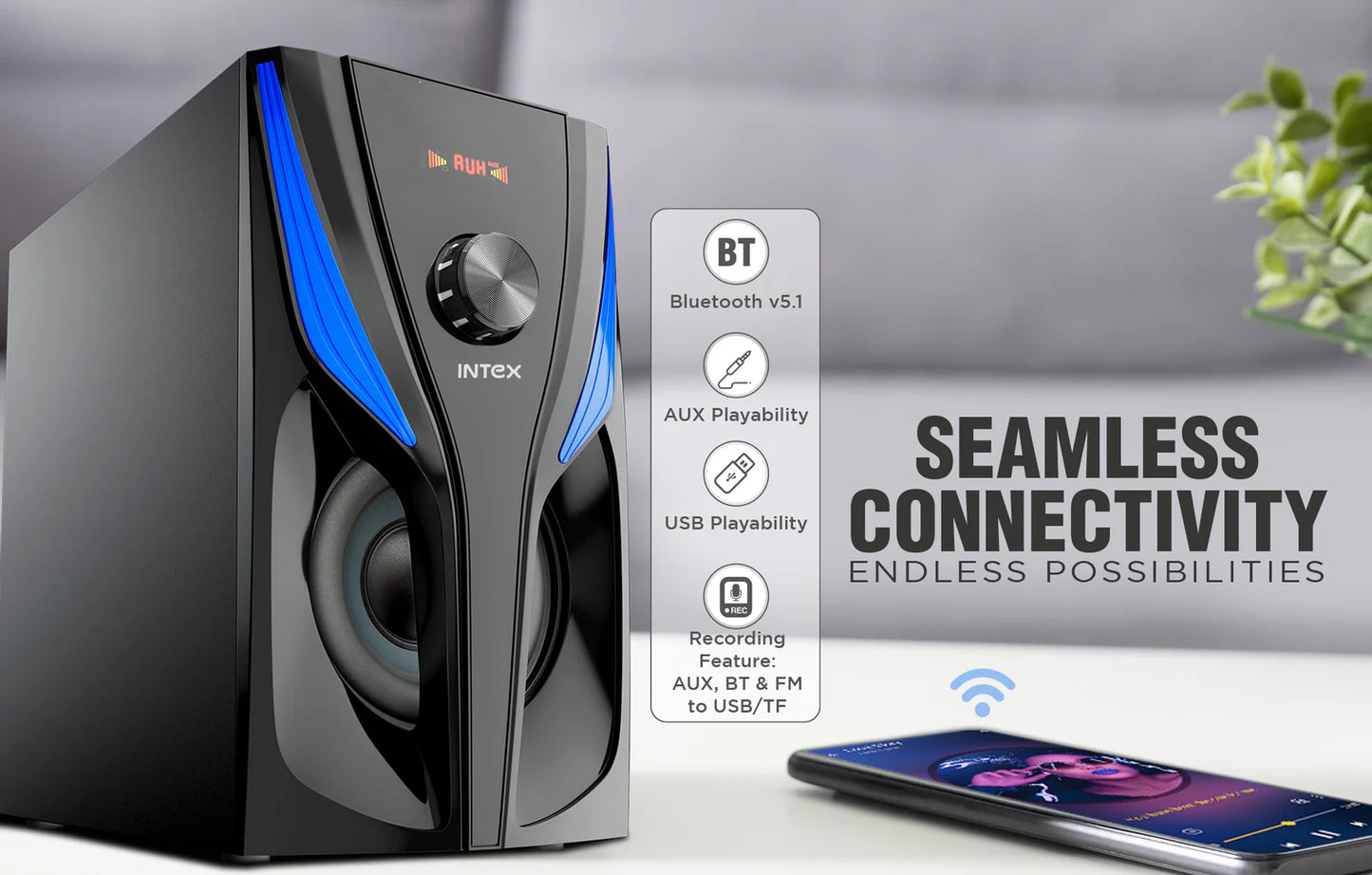 INTEX HOME THEATRE MM SPEAKER 5.1 ROAR R800