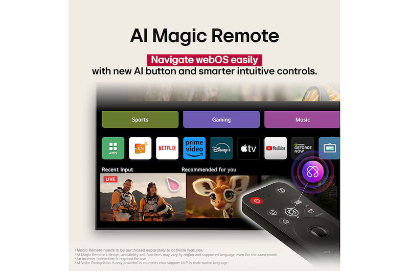 LG 4k Ultra HD Smart TV 65 Inch -65UA82506