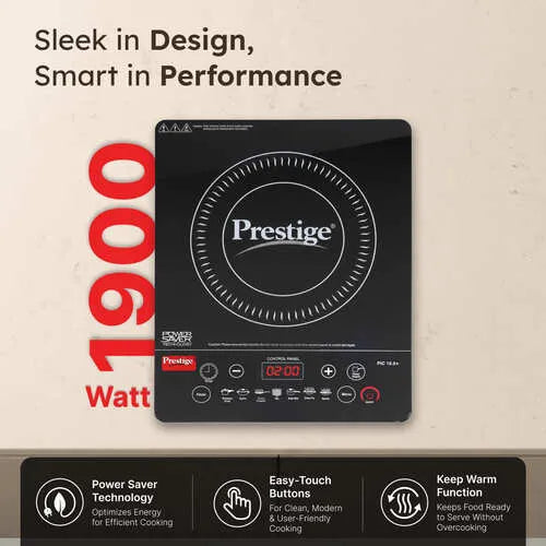 Prestige Induction Stove 1900w PIC 15+ 41958