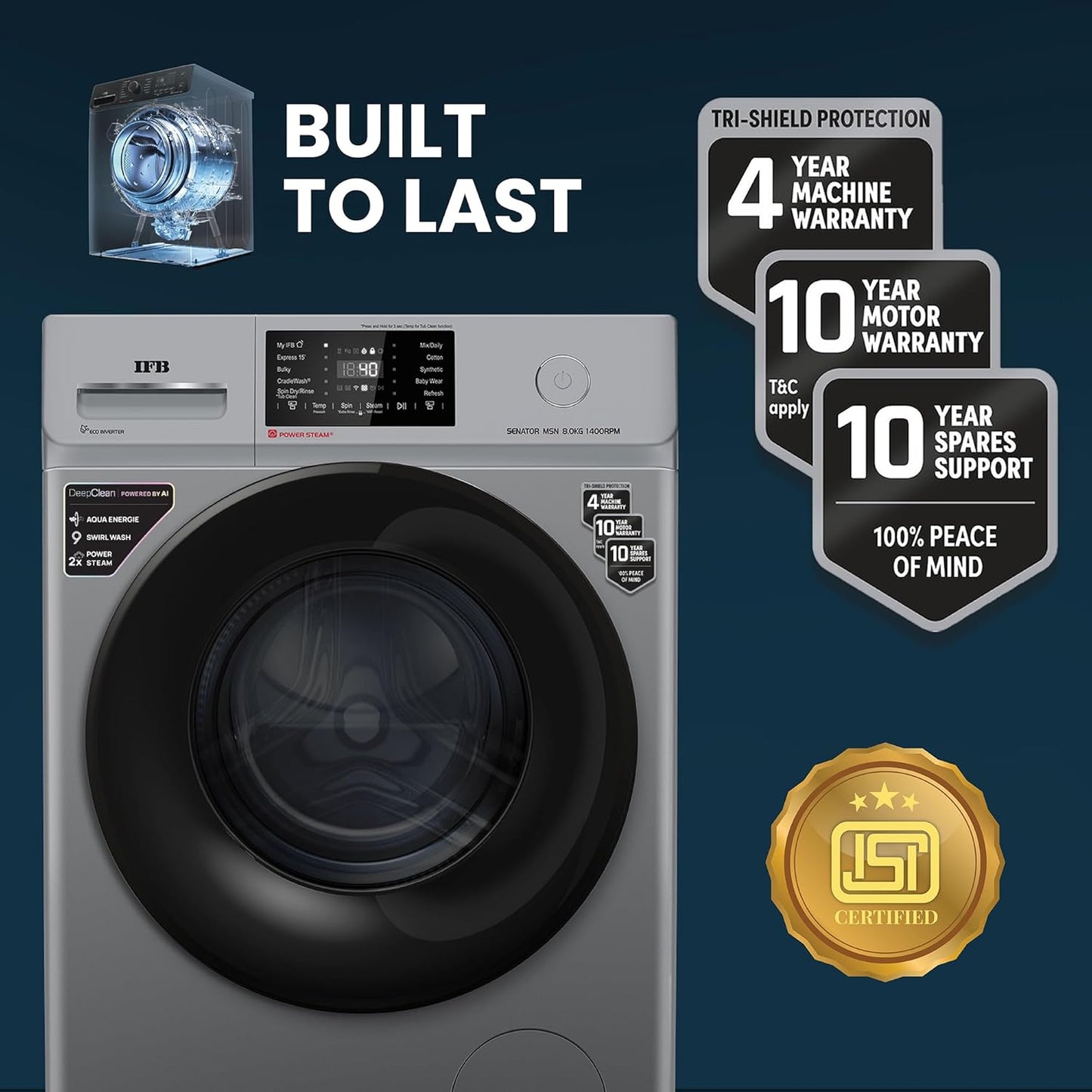 IFB Washing machine FL 8kg -Senator MBN 8014