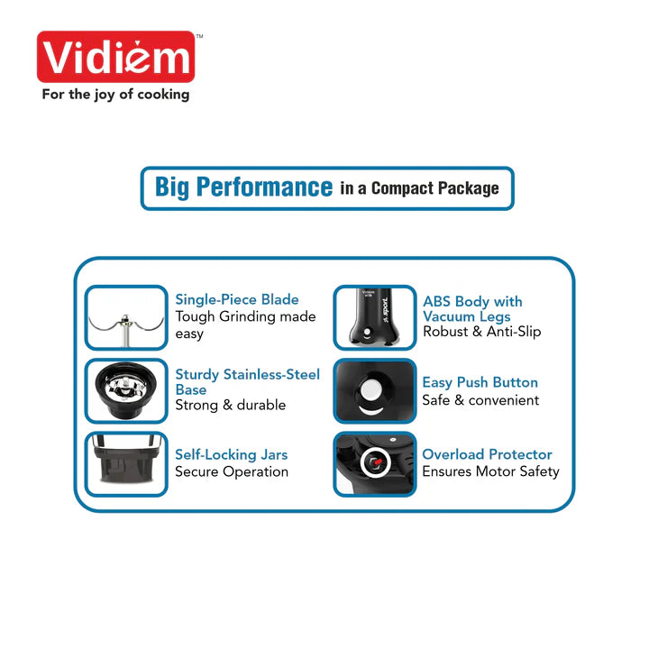 Vidiem Blender 500w - VITA SPORTS