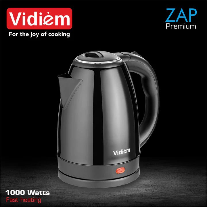 Vidiem Electric Kettle 1.8 Ltr 1000W- ZAP PREMIUM