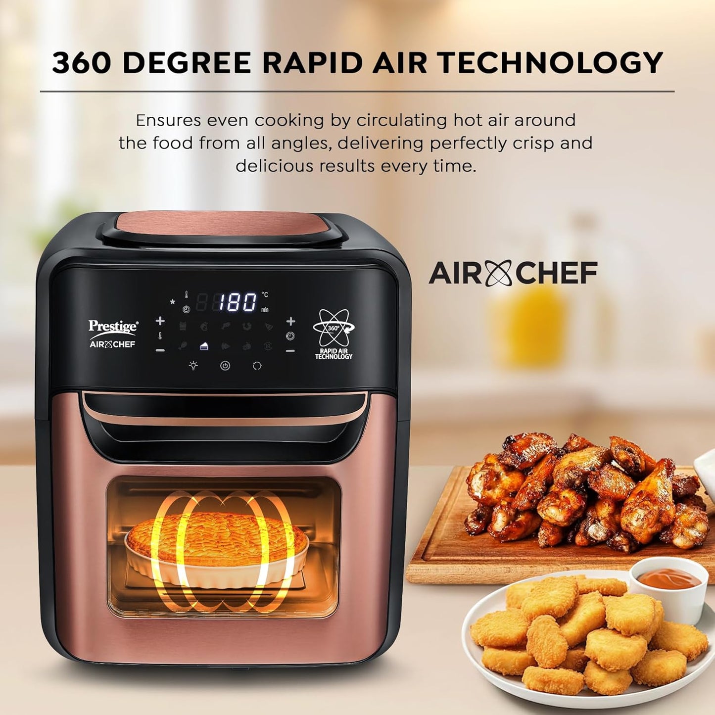 Prestige Air Chef Ari Fryer 12 ltr Smoke Free Technology