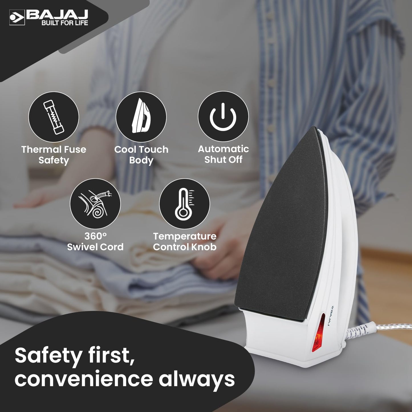 Bajaj Iron Box Built For Life