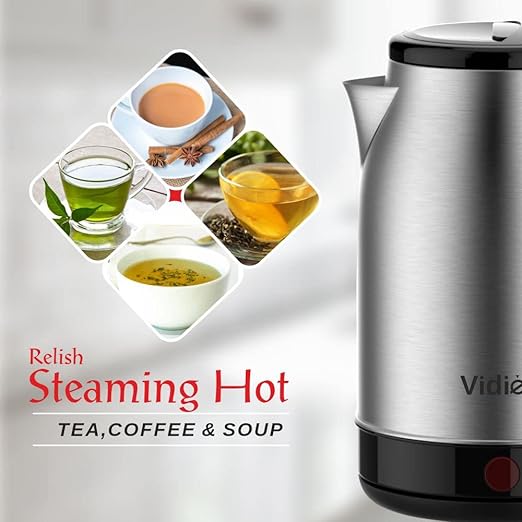 Vidiem Electric Kettle 1.8 Ltr 1500W- CHROME