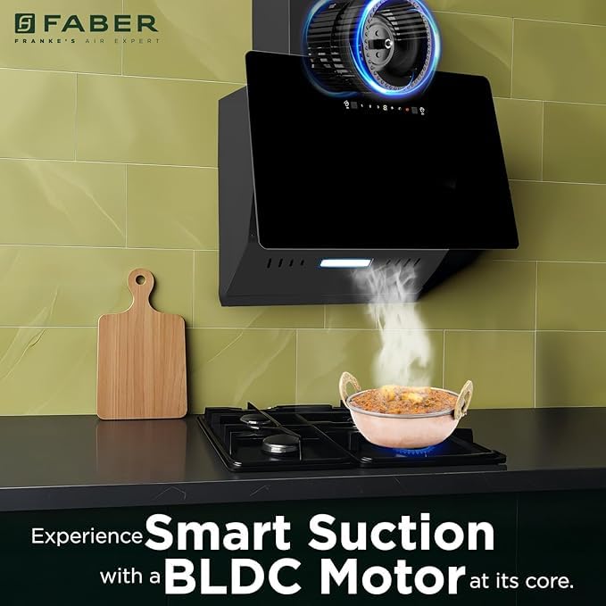 Faber Chimney Hood Comet BLDC FL HC SC BK IN 60