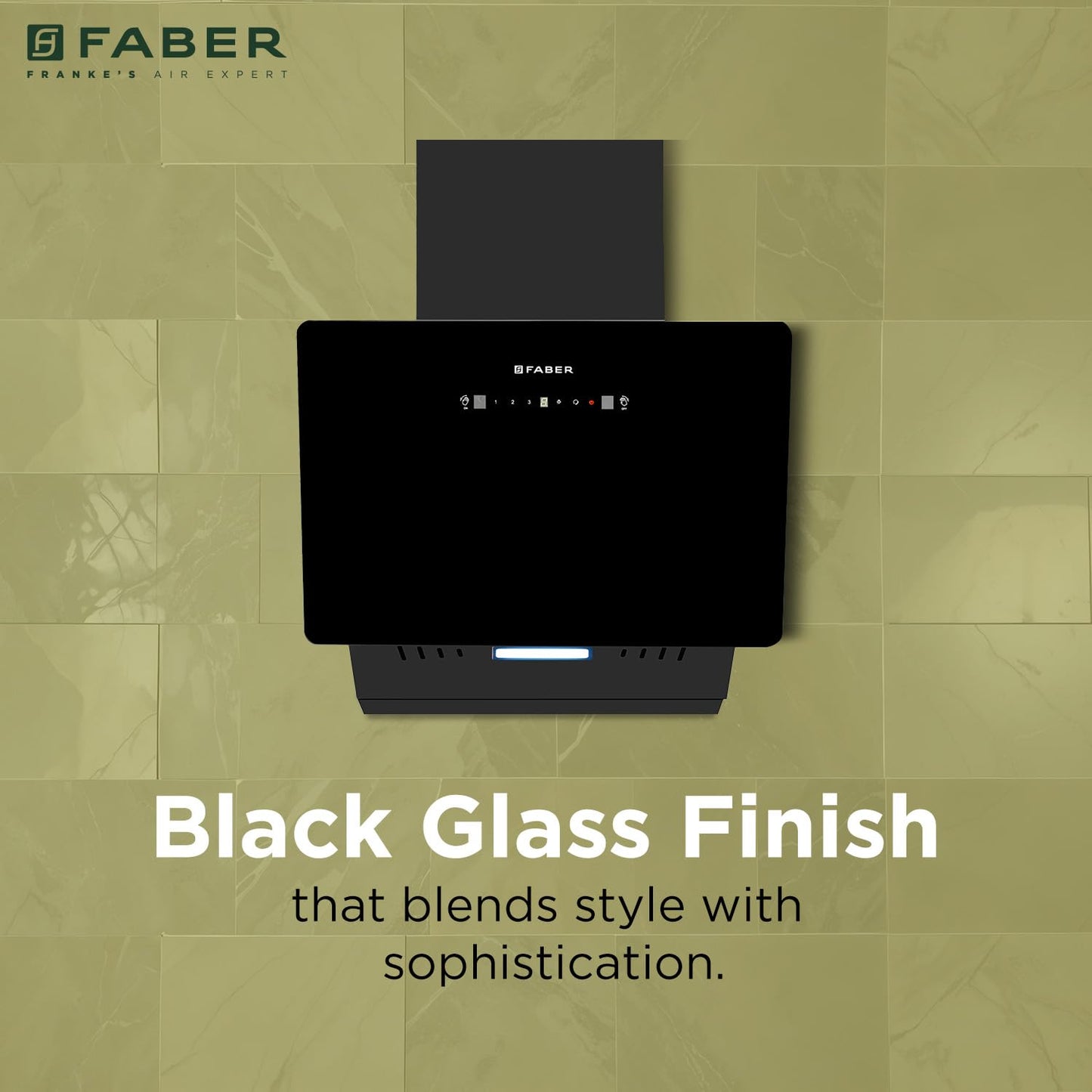 Faber Chimney Hood Comet BLDC FL HC SC BK IN 60