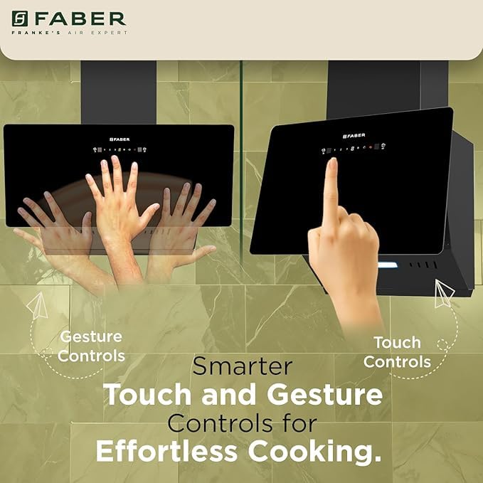 Faber Chimney Hood Comet BLDC FL HCSC BK IN 90