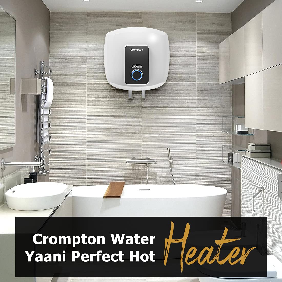 Crompton Water Heater Solarium Qube IOT 25 Ltr