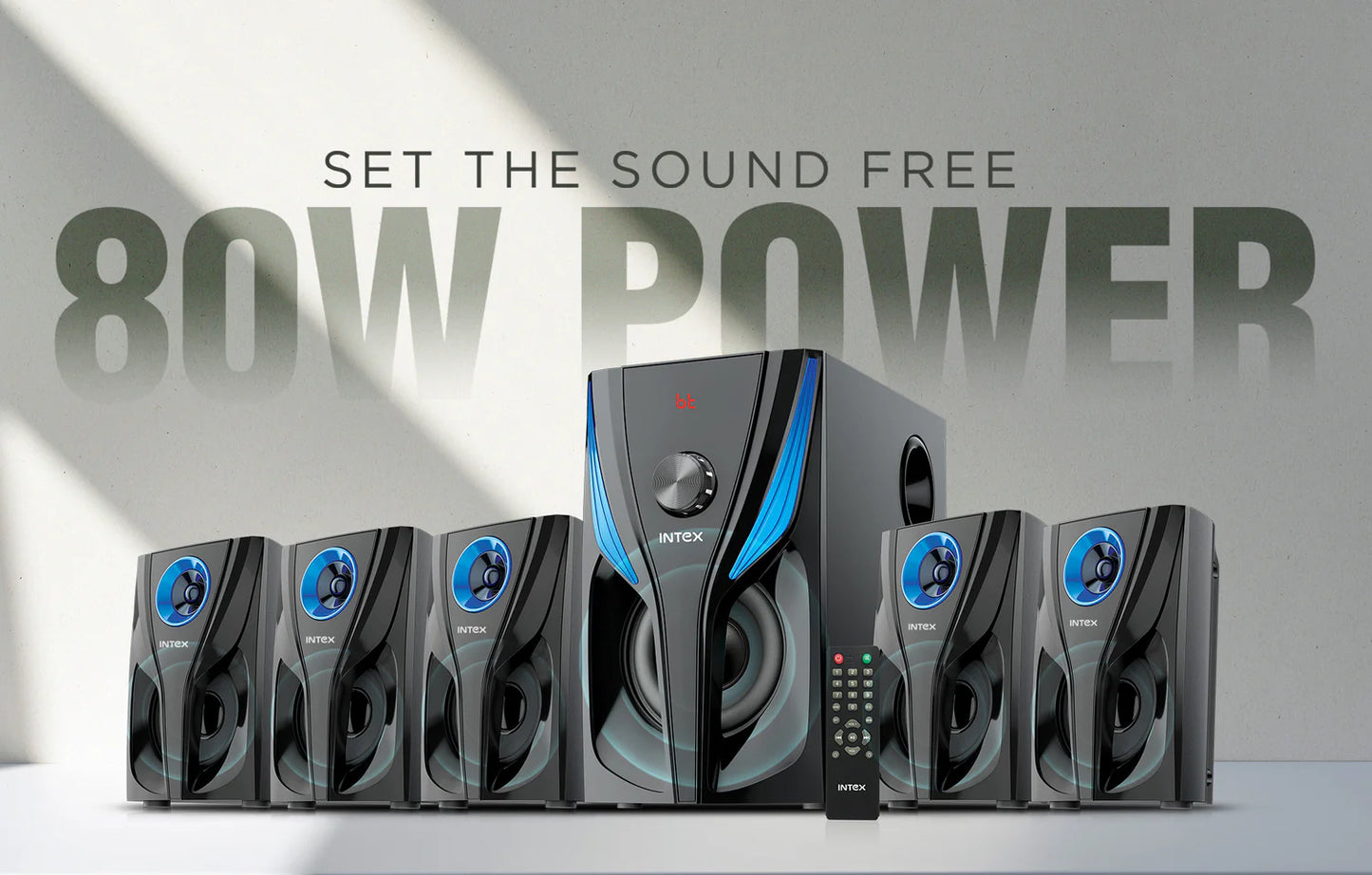INTEX HOME THEATRE MM SPEAKER 5.1 ROAR R800