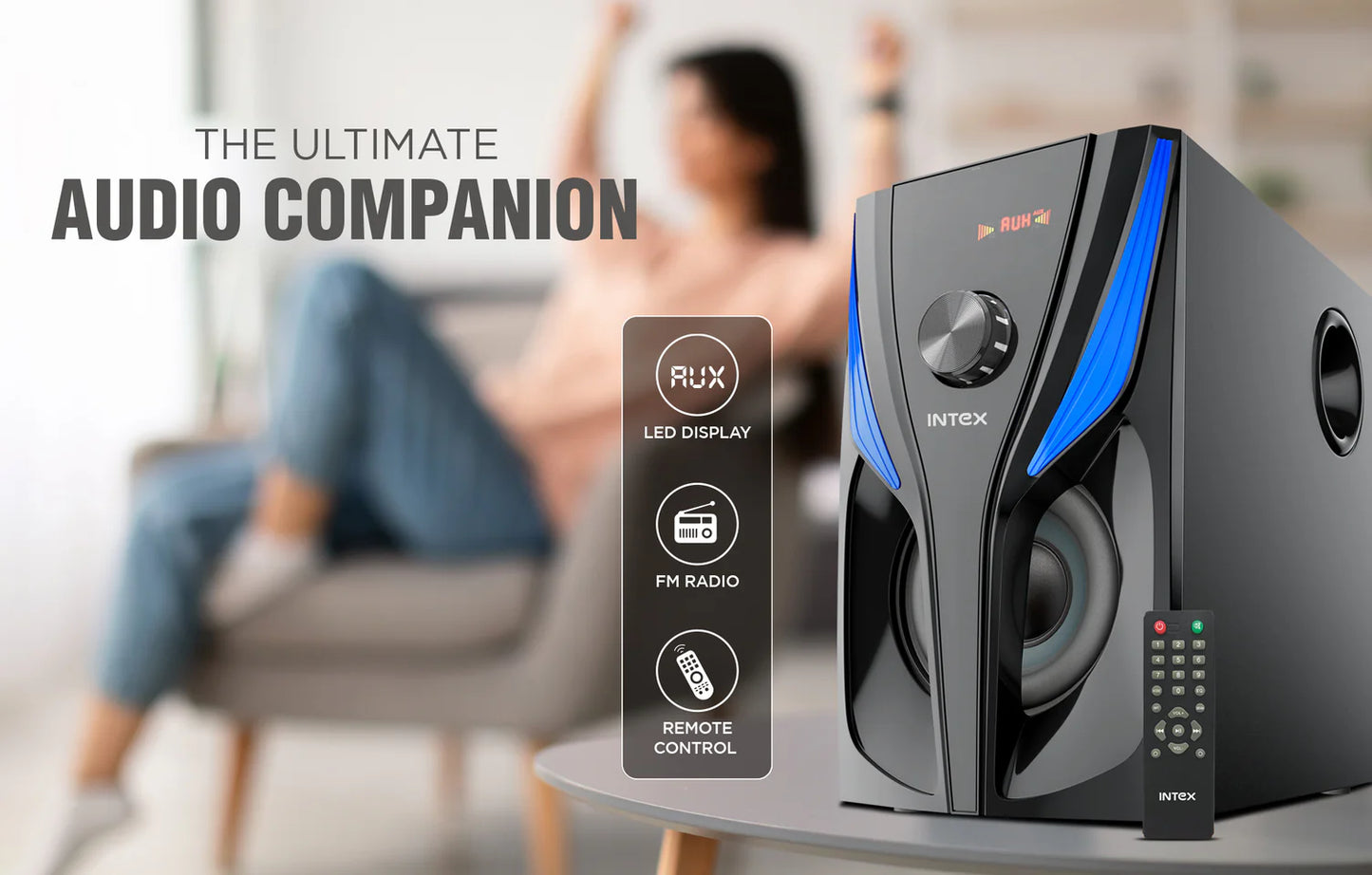 INTEX HOME THEATRE MM SPEAKER 5.1 ROAR R800