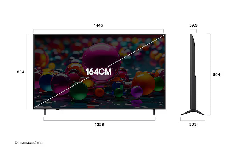 LG 4k Ultra HD Smart TV 65 Inch -65UA82506