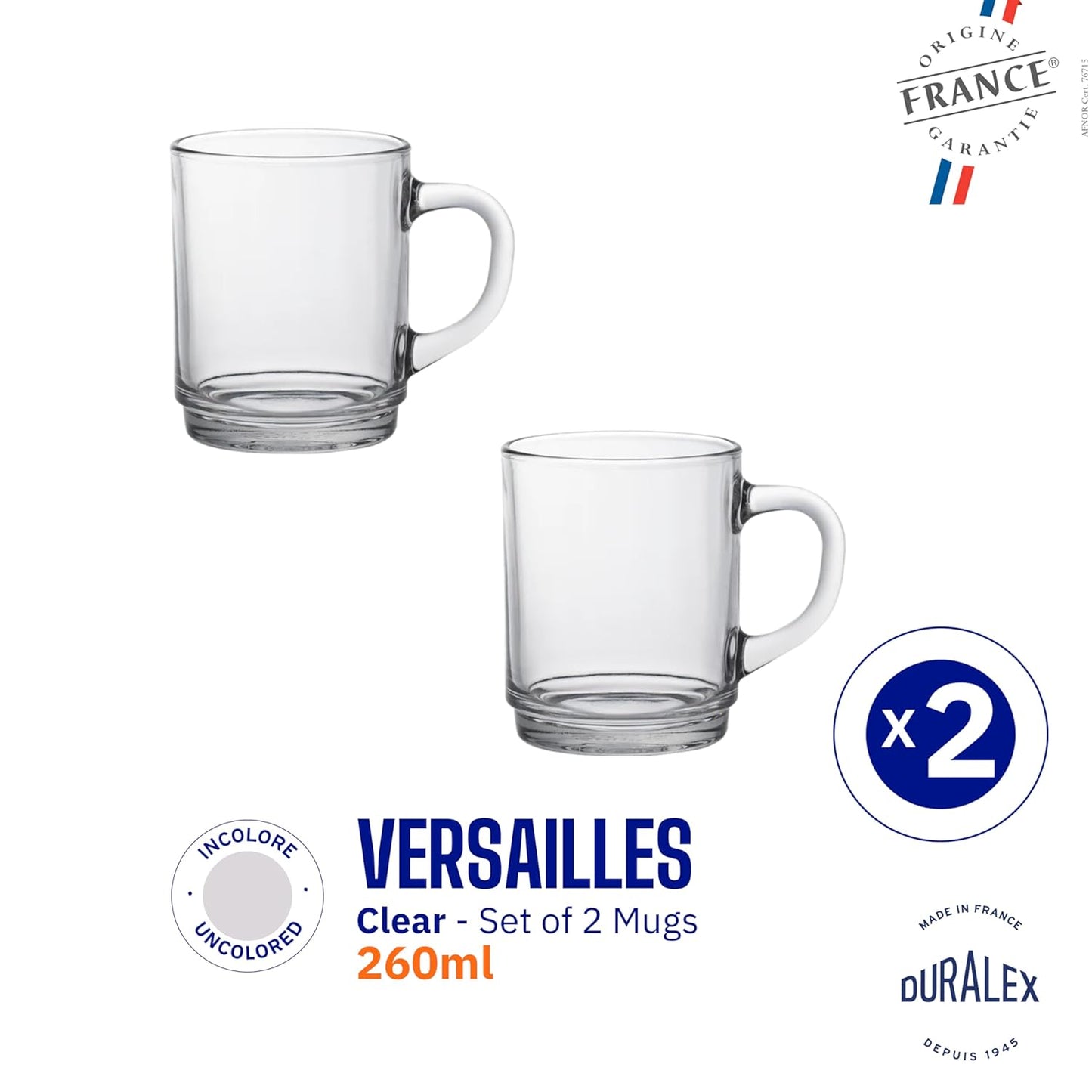 Coffee Mug 6 Pcs Glass Lily Mug-roxx