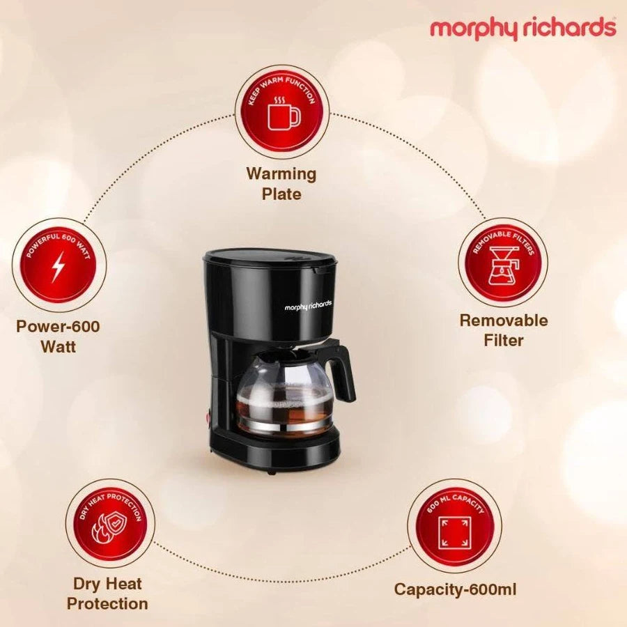 Morphy Richards Coffee Maker Europa Brewmaster 750w 8  up Drip C