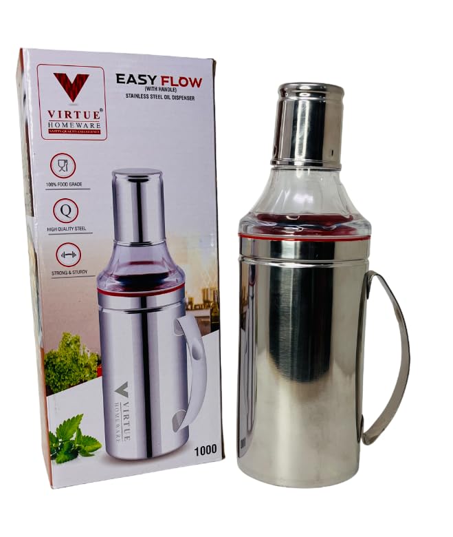 Oil Dispenser 1lt SS Olive-virtue