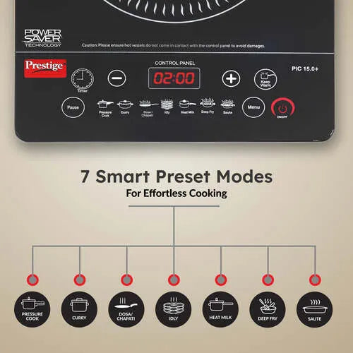 Prestige Induction Stove 1900w PIC 15+ 41958