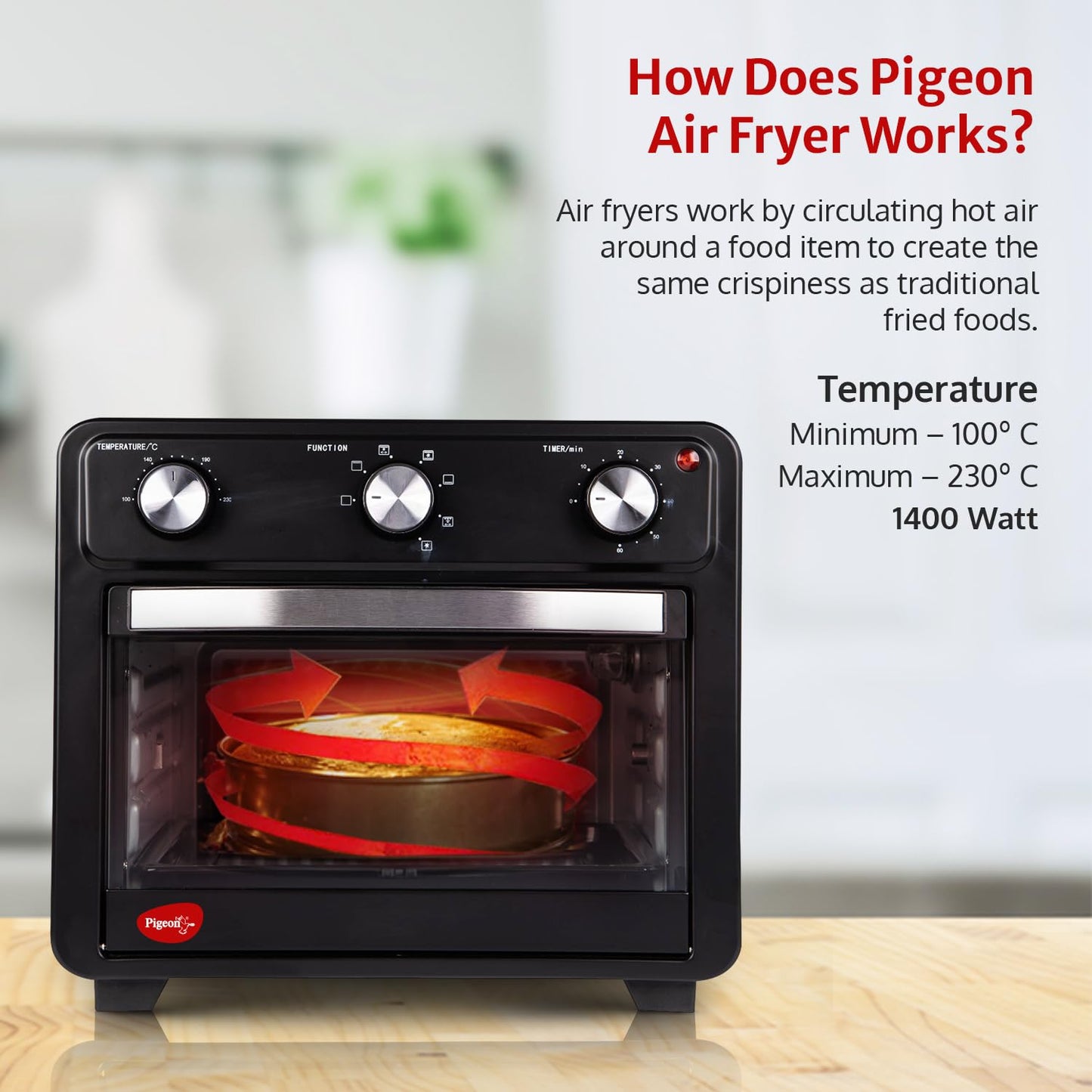 Pigeon OTG 25 Ltr - Air Fryer