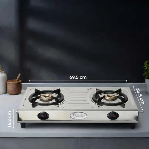 Prestige Gas Stove Prime SS 2B-40098