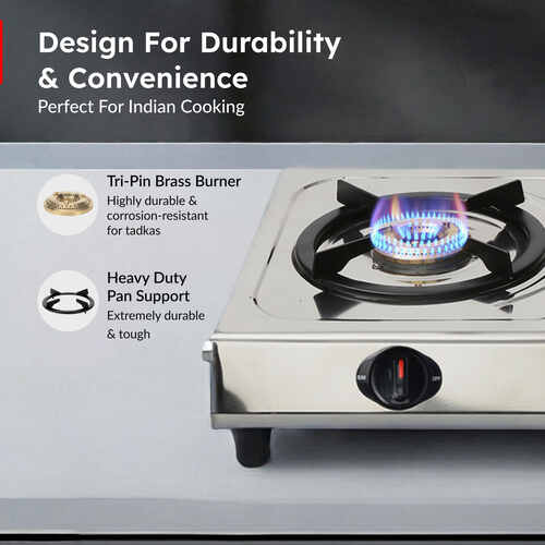 Prestige Gas Stove Prime SS 2B-40098