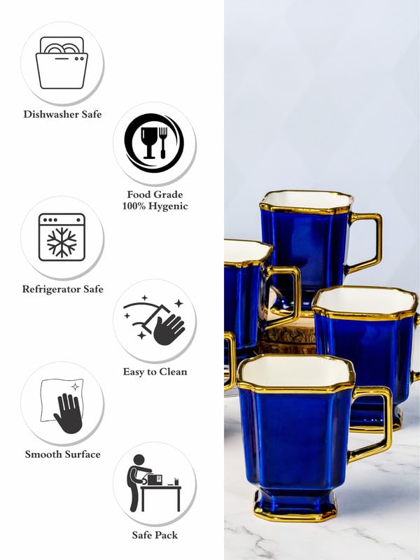 Coffee Mug 6 Pcs Marbbella Kulhar Mug-ROXX