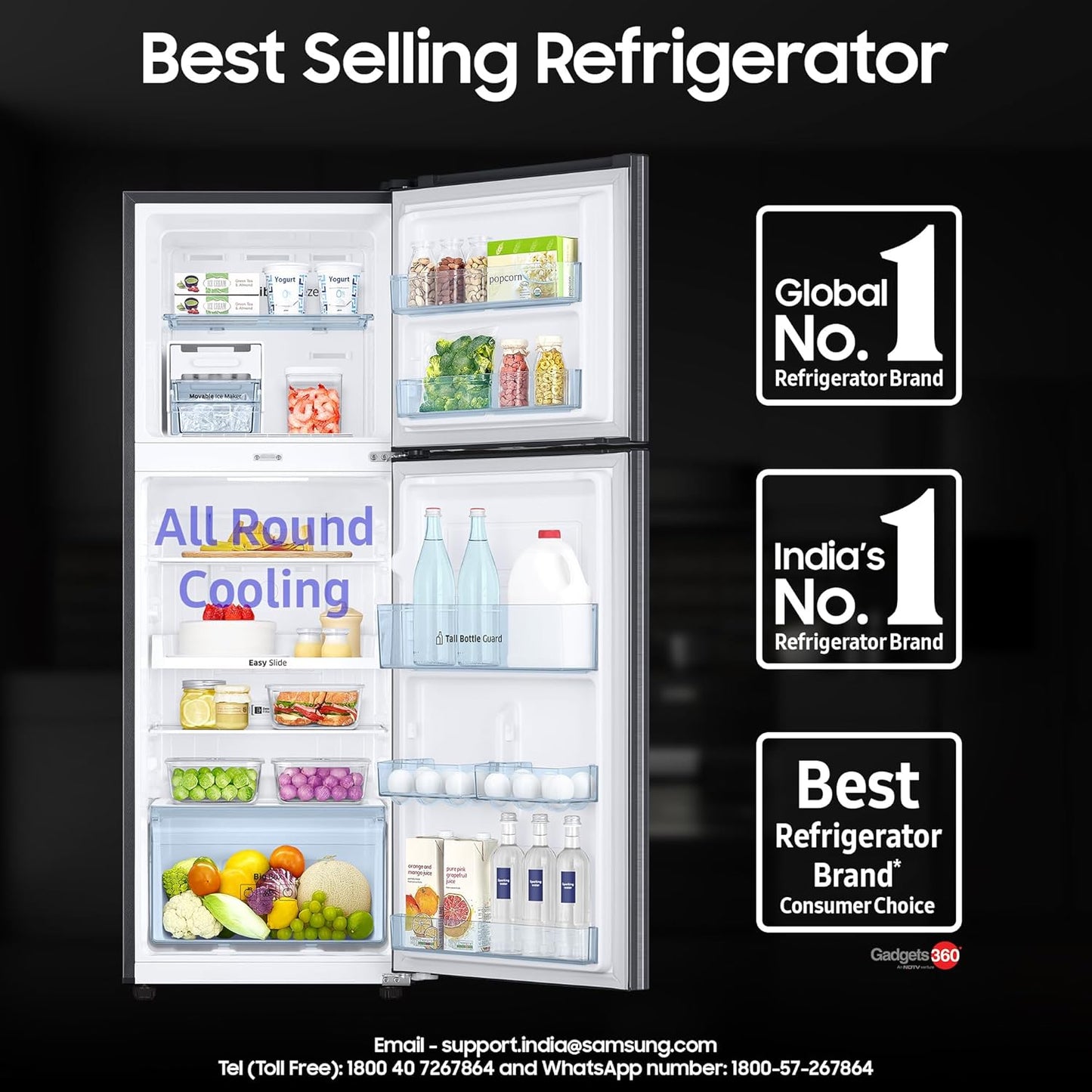 Samsung Fridge FF 236 Ltr - RT28C3021GS/HL
