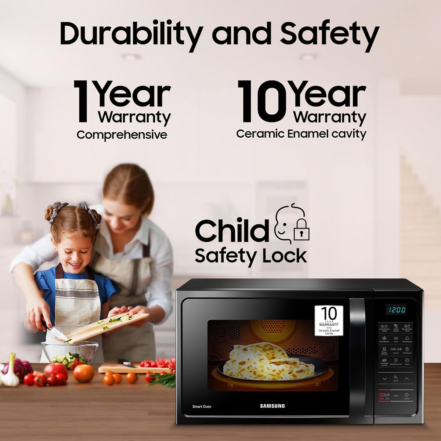 Samsung Microwave Oven 28 Ltr- MC28A5013AK/TL
