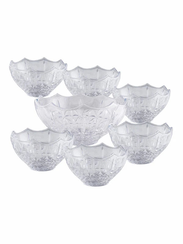 Glass Boul Set 7 Pcs Stella Serving Set-ROXX