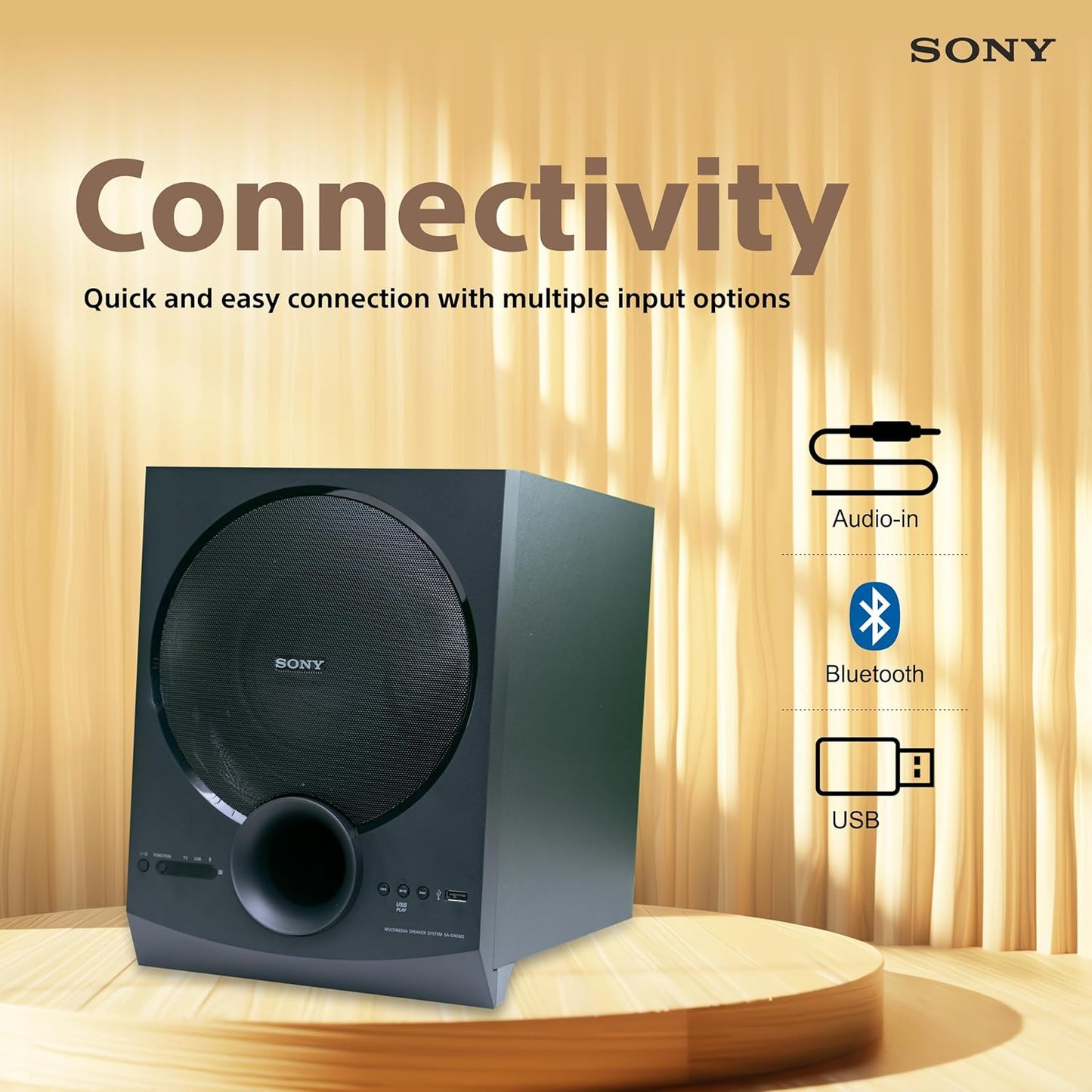 Sony Home Theater 4.1 Ch 100w- SA-D40M2