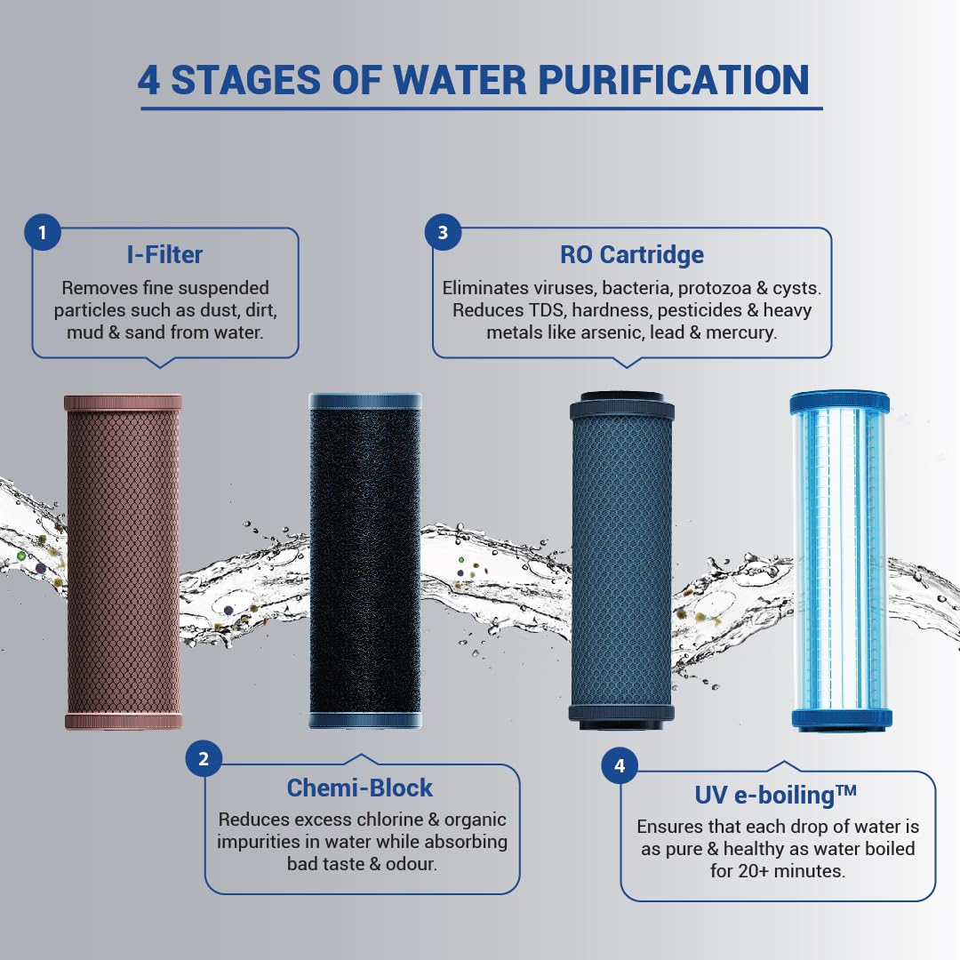 Eureka Forbes Aquaguard Water Purifier Sure Champ RO 1X