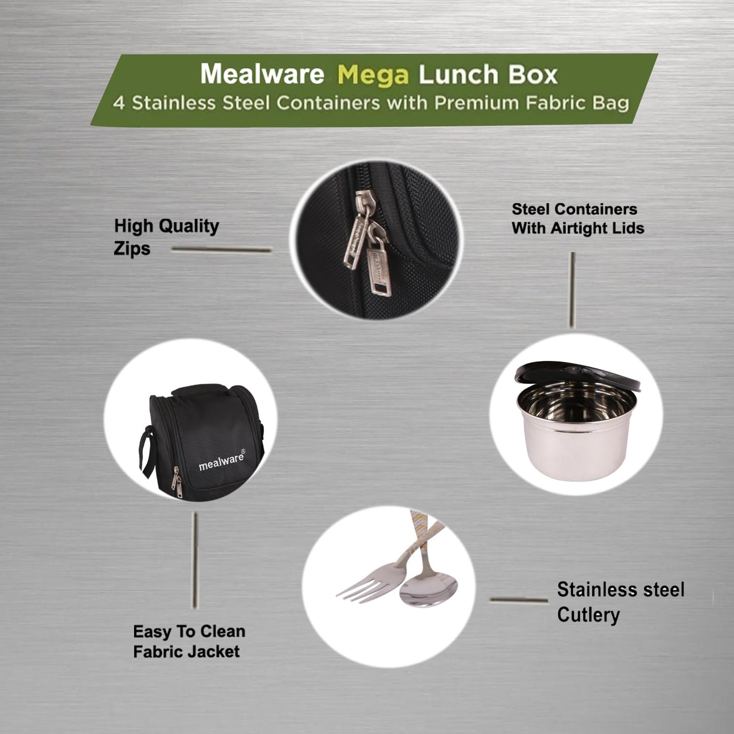 Lunch Box Set With Water Bottel - Teso