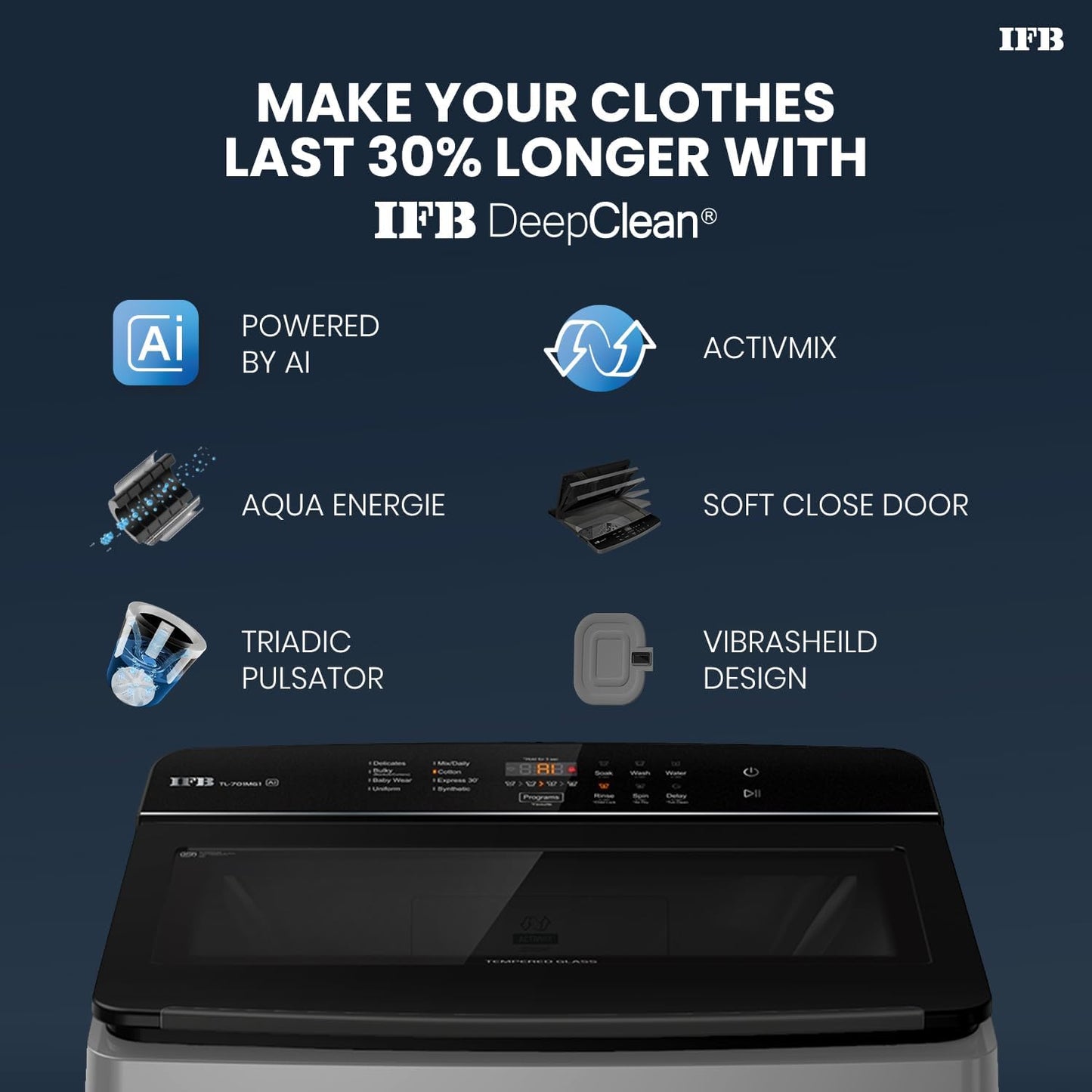 IFB Washing Machine TL 7kg- TL701AG1