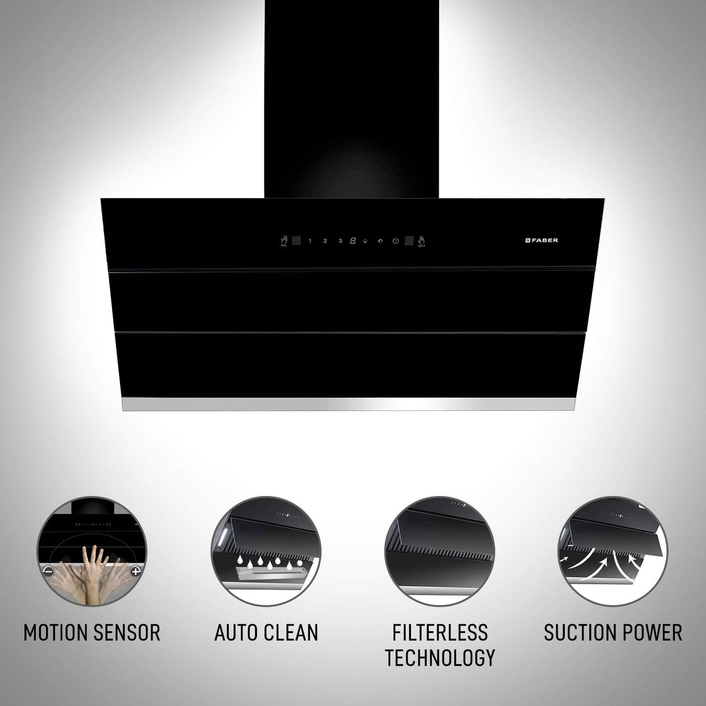Faber Chimney Hood Zenith FL SC HC BK IN 90